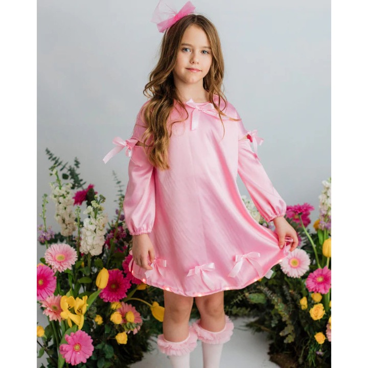 Rochita cu Luminite si Fundite Roz