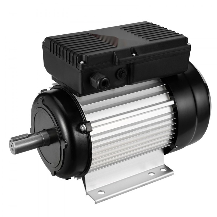 Motor electric, Model 2.2KW, Performanta ridicata, 2800RPM, Alimentare AC 220~240V, 13.8A Curent, Arbore cu cheie 24mm, Monofazat