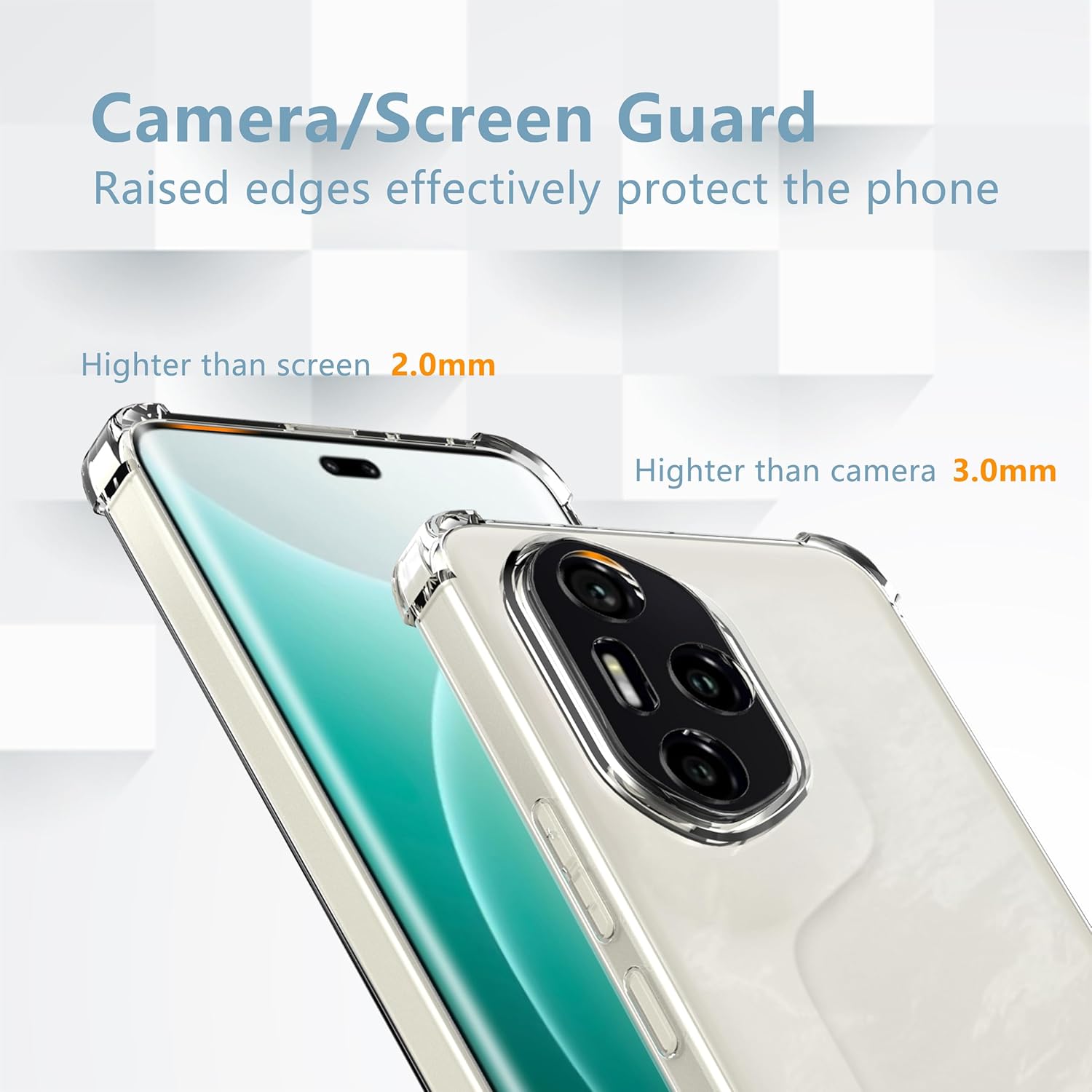 Husa pentru Honor 400 Pro Slim Anti-Shock 1.5mm reinforced 4 corners, Transparent