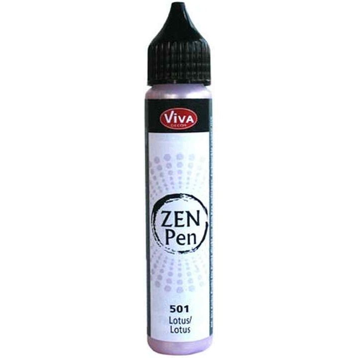 ZEN Pen VIVA DECOR pöttyös festőfesték, 28ml világoslila