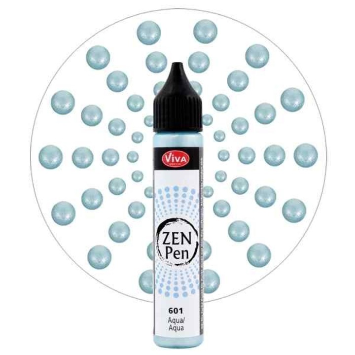 ZEN Pen VIVA DECOR pöttyös festőfesték, 28ml Kolumbiai kék