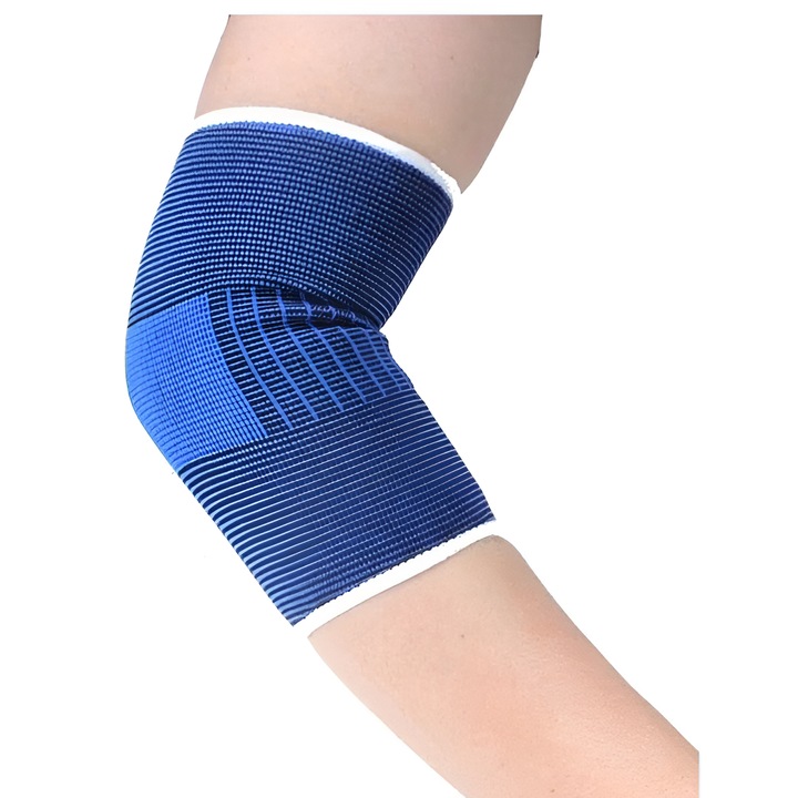 Еластичен налакътник, GermaNova, Дишащ, Универсален размер, Унисекс, Синя