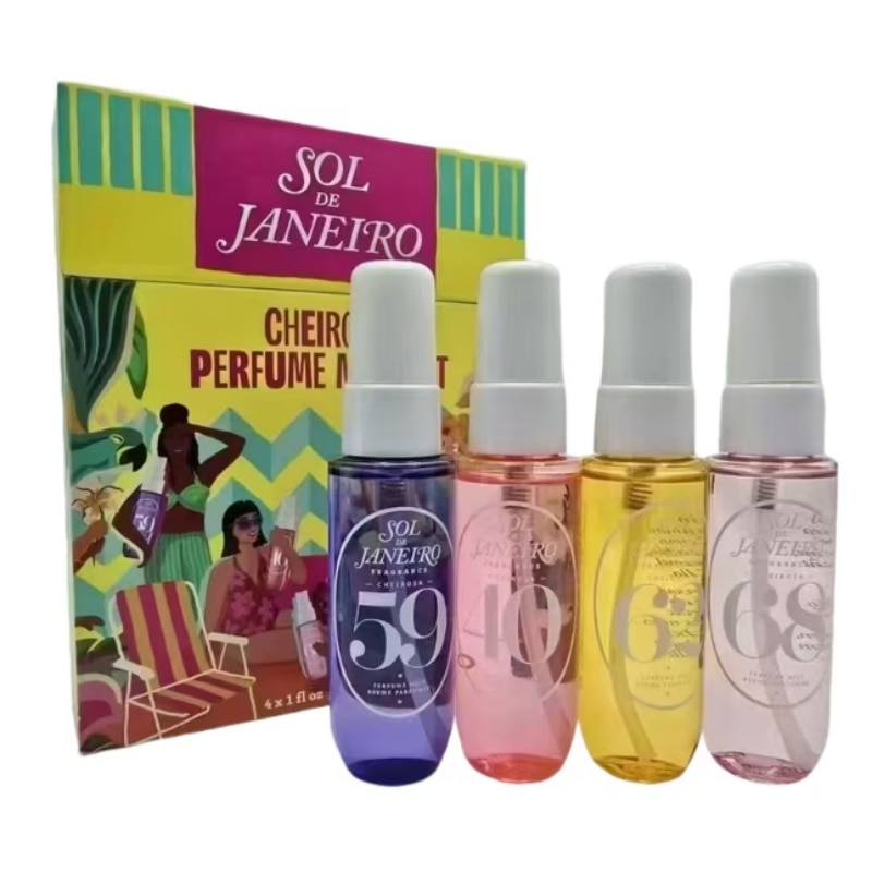 Set 4 spray-uri corp, Sol de Janeiro, 4 Arome, 4x90ml - eMAG.ro