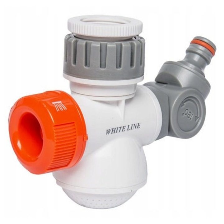 Bradas Multi Shower fehér adapter 1/2x3/4 hüvelyk