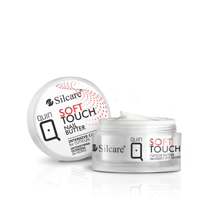 Unt pentru cuticule Silcare QUIN Soft Touch 12 ml, cu uree 10%, fara siliconi, protejeaza si hidrateaza