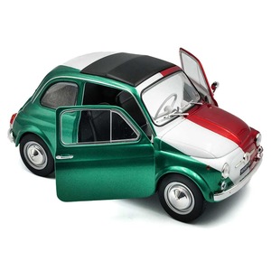 Solido – Fiat 500 Taxi NYC 1965 – Miniature échelle 1/18 – Voiture Collection Métal Jaune