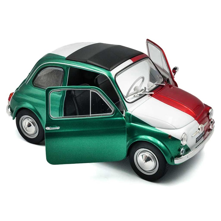Macheta auto Fiat 500 Tribute To Italia 1965 1:18 Solido