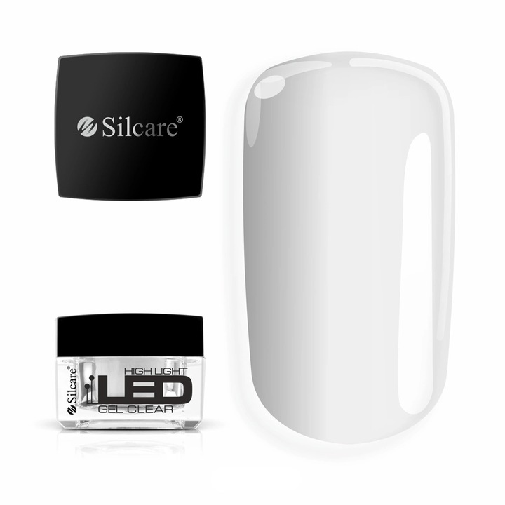Silcare építőgél, High Light LED, Átlátszó, 30 g