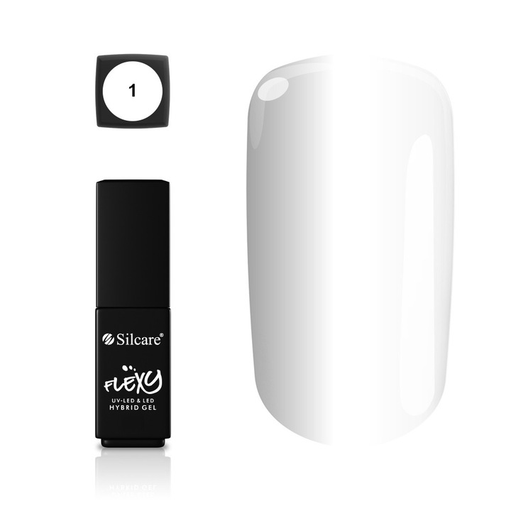 Oja hibrida Silcare, Flexy, 1 roz, 4.5g