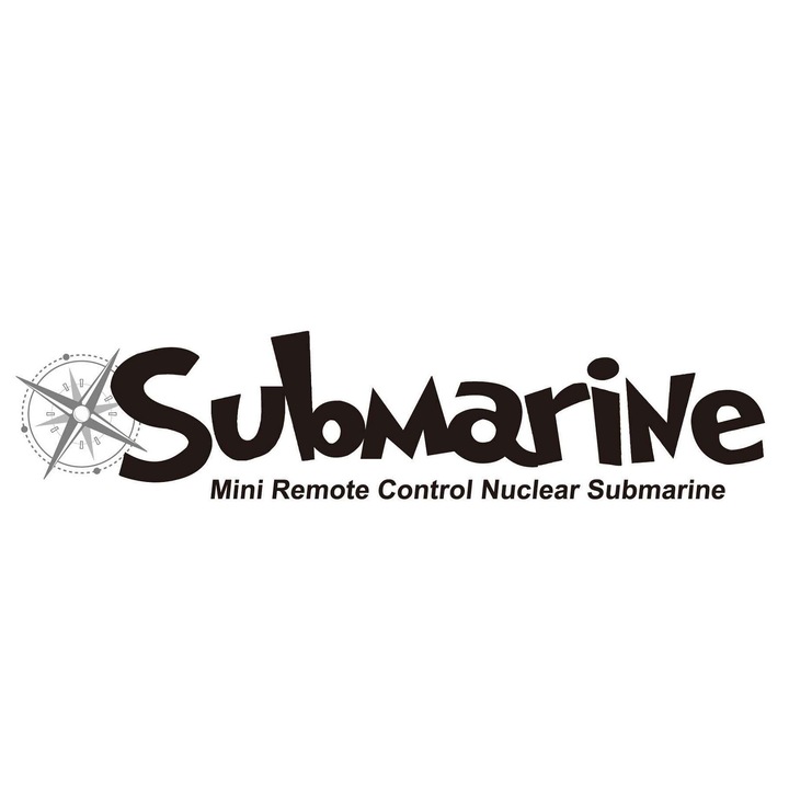 Minisubmarin RC cu telecomanda, Frecventa 40Mhz, Lumina LED, Lungime 12.5 cm, 6+