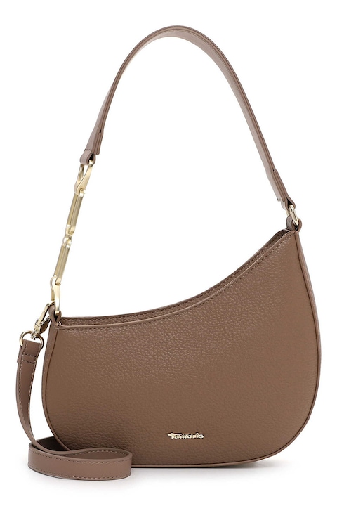 Tamaris, Чанта за рамо с метално лого, Сиво-кафяв