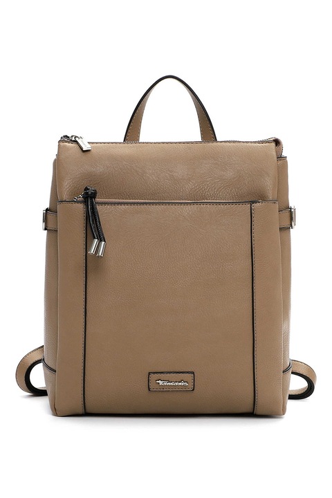 Tamaris, Раница от еко кожа с лого, Карамел