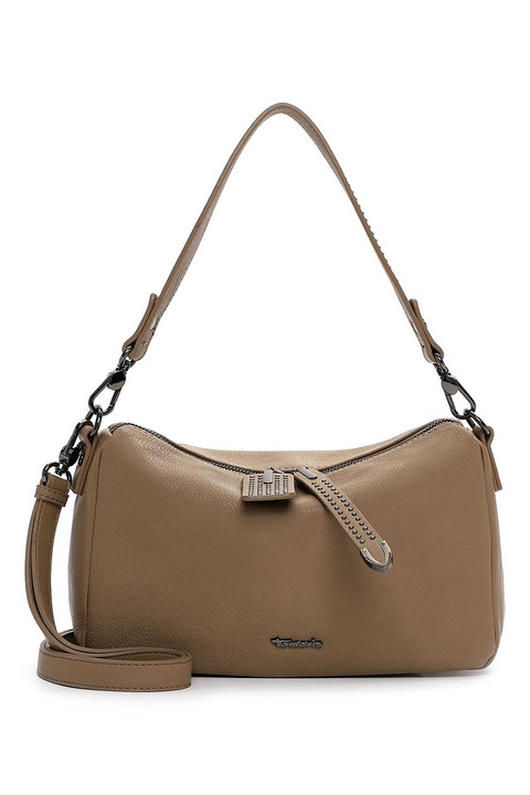 Tamaris, Cipzáros műbőr válltáska, Tópbarna