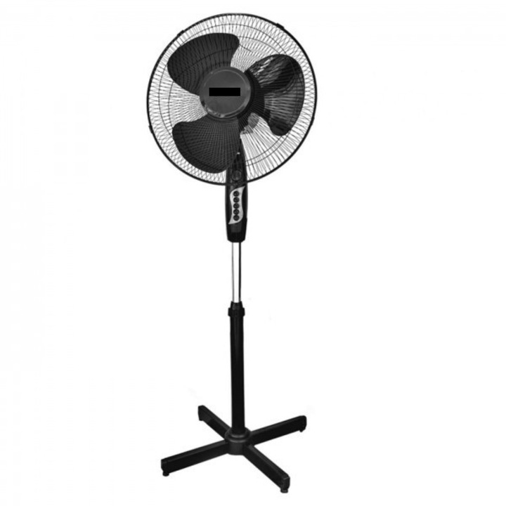 Goldmayer állóventilátor, teljesítmény 45W, átmérő 40 cm, 3 sebességfokozat, magasság 150 cm, fekete