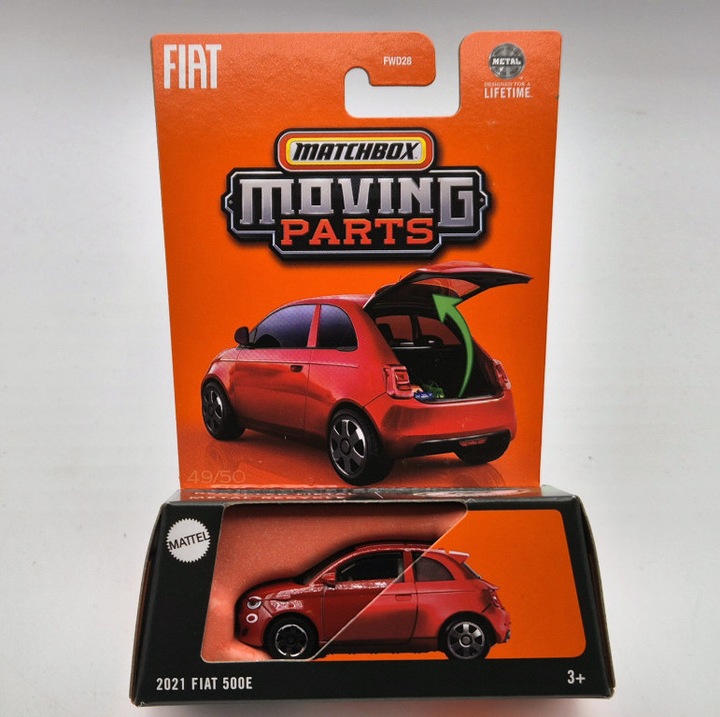 Matchbox Moving Parts - Fiat 500E (2021) - Matchbox - 1:64