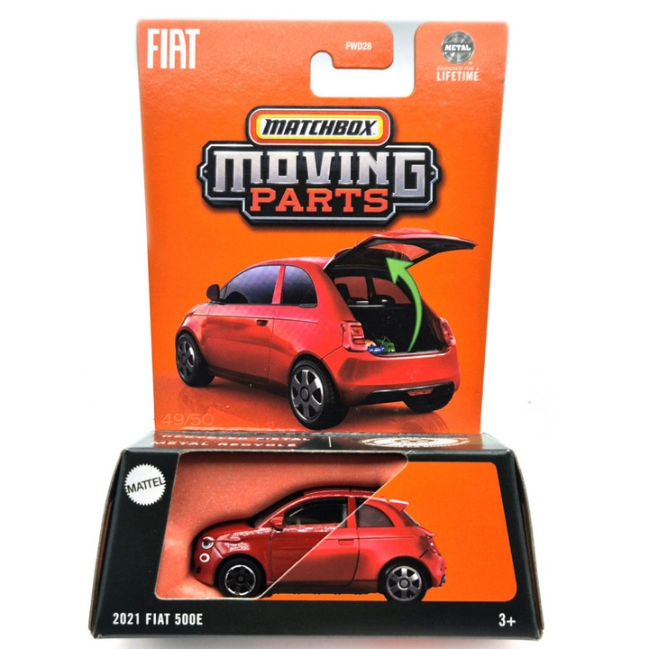 Matchbox Moving Parts - Fiat 500E (2021) - Matchbox - 1:64
