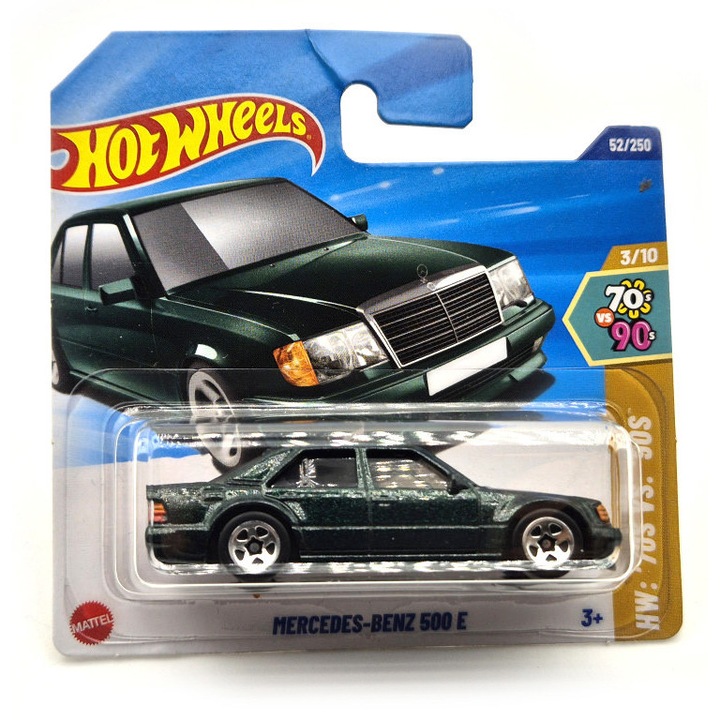 Hot Wheels Mercedes-Benz 500 E - HW '70s vs. '90s 3/10 - 52/250 - Hot Wheels - 1:64