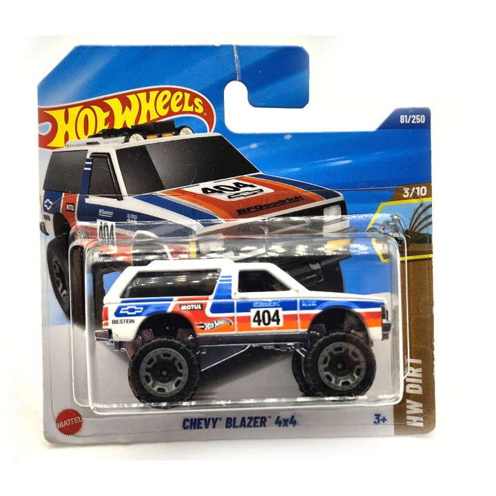 Hot Wheels Chevy Blazer 4x4- HW Dirt 3/10 - 81/250 - Hot Wheels - 1:64