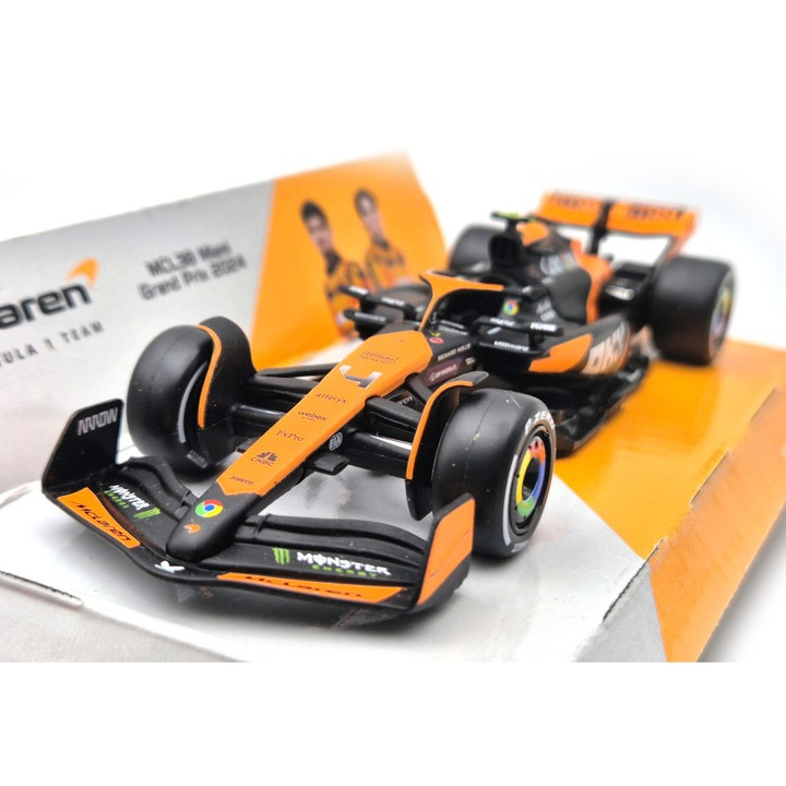 McLaren MCL38 F1 #4 (2024) - Lando Norris - Bburago - 1:43