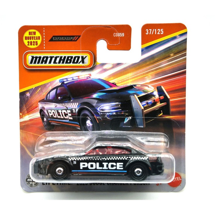 Dodge Charger Pursuit (2023) - 37/125 - bliszteres - Matchbox - 1:64