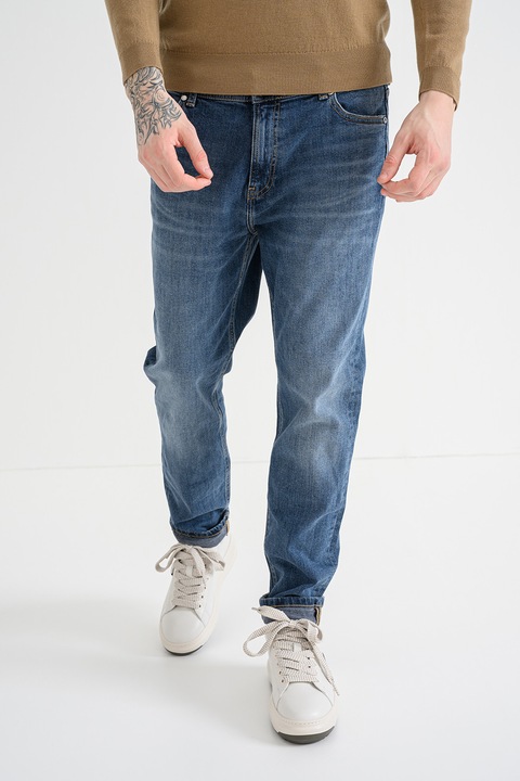 Karl Lagerfeld, Blugi conici, Albastru melange