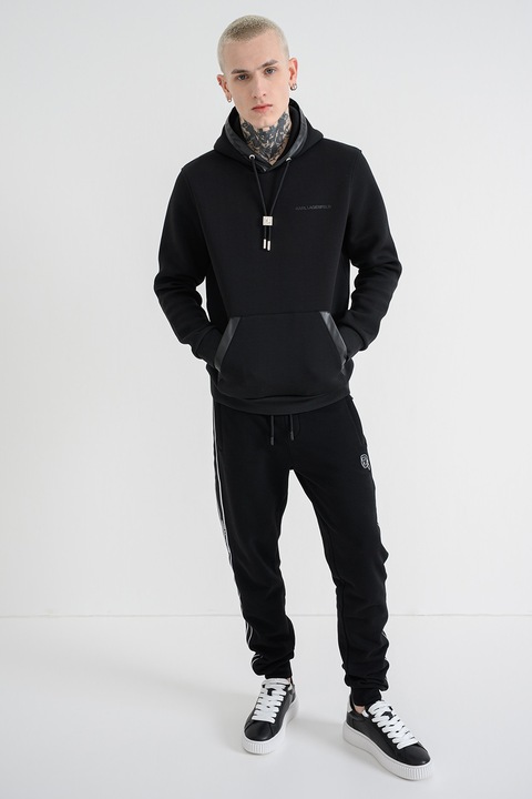 Karl Lagerfeld, Hanorac cu buzunar kangaroo, Negru