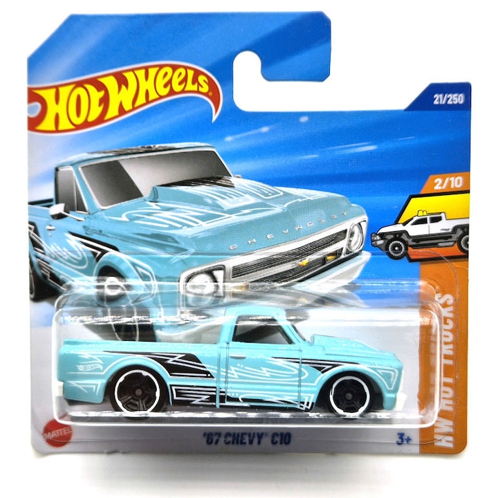Hot Wheels Chevy C10 (1967) - HW Hot Trucks 2/10 - 21/250 - Hot Wheels - 1:64
