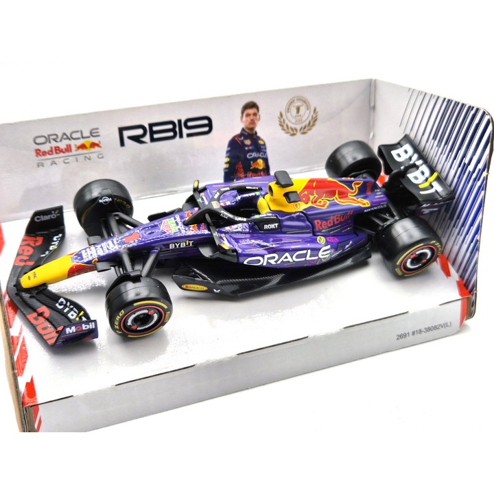 Red Bull RB19 F1 #1 (2023) - Las Vegas - Max Verstappen - Bburago - 1:43