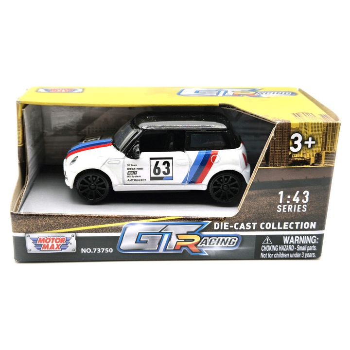 Mini Cooper versenyautó (2005) - Motormax - 1:43