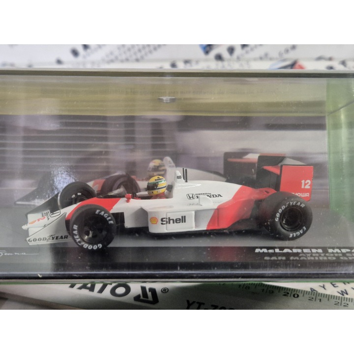 McLaren MP4/4 F1 #12 (1988) - San Marino GP - Ayrton Senna - PILÓTÁVAL - Edicola - 1:43