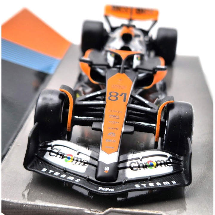 McLaren MCL60 F1 #81 (2023) - British GP 4th - Oscar Piastri - BBurago - 1:43
