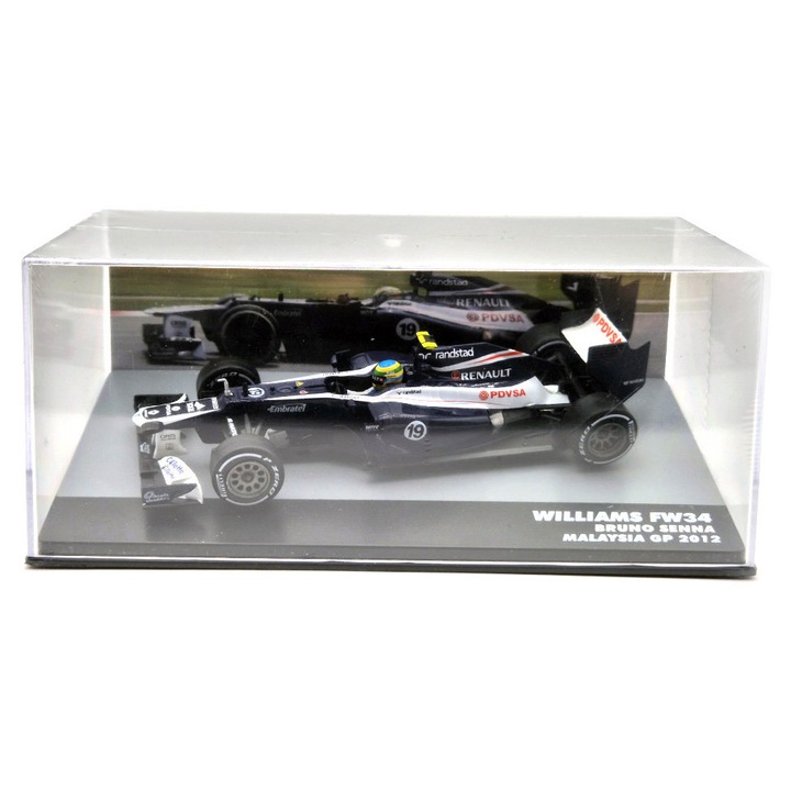F1 Williams FW34 - Cosworth #19 (2012) - Bruno Senna - Edicola - 1:43