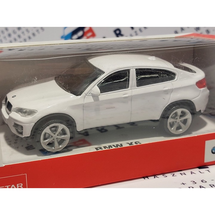BMW fehér X6 - Rastar - modellautó 1:43