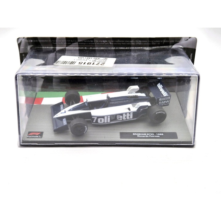 Brabham BT55 F1 #7 (1986) - Riccardo Patrese - Altaya - 1:43