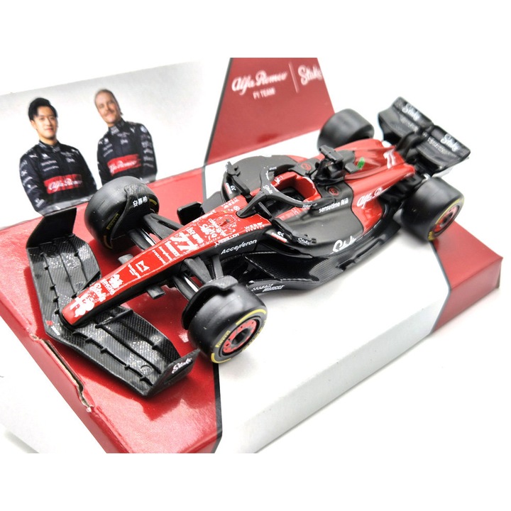 Alfa Romeo C43 Team Stake F1 #77 (2023) - Valtteri Bottas - Bburago - 1:43