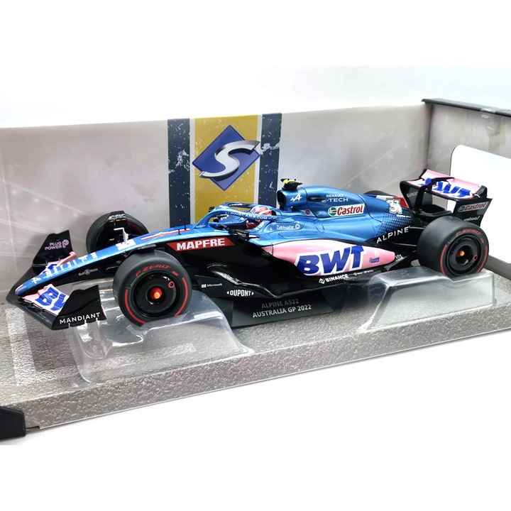Renault A522 Alpine BWT F1 #31 (2022) - Australian GP - Esteban Ocon - Solido - 1:18
