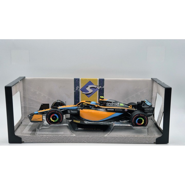 McLaren F1 MCL36 #4 (2022) 3rd Emilia Romagna Italy GP - Lando Norris - Solido - 1:18