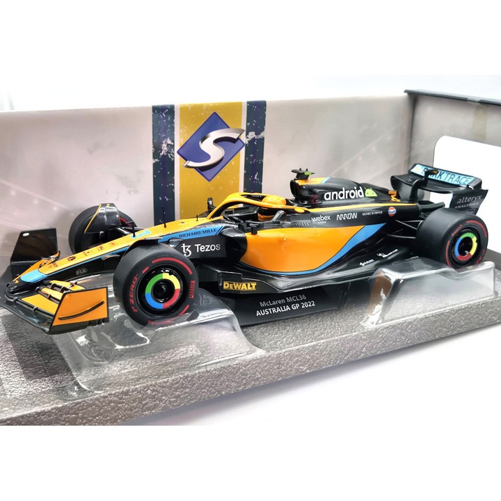 McLaren F1 MCL36 #3 (2022) Australian GP - Daniel Ricciardo - Solido - 1:18