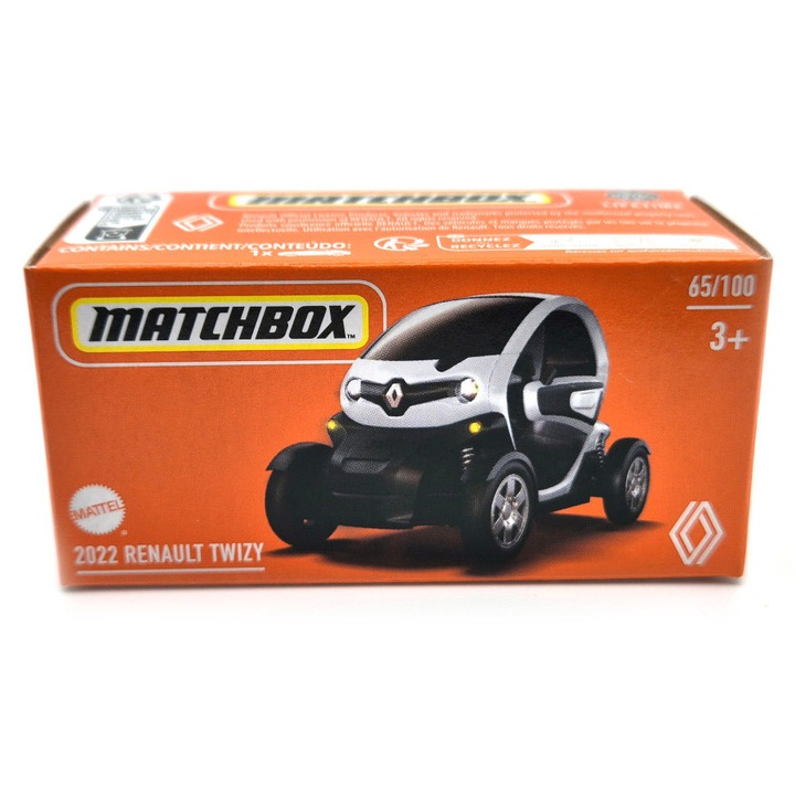 Renault Twizy (2022) - 65/100 - Matchbox - 1:64