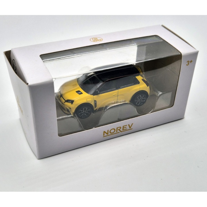 Renault R5 E-tech (2024) - Norev - sárga - 1:64