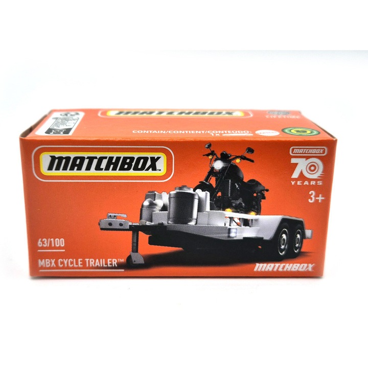 MBX Cycle Trailer - 63/100 - Matchbox - 1:64