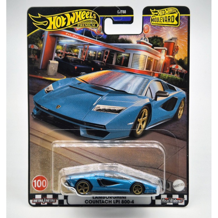 Hot Wheels Premium - Boulevard - Lamborghini Countach Lpi-800 - Hot Wheels - 1:64