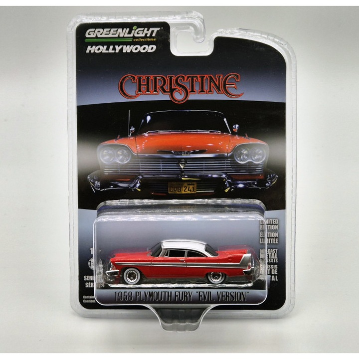 Plymouth Fury (1958) - Evil Version - Christine - Greenlight - 1:64