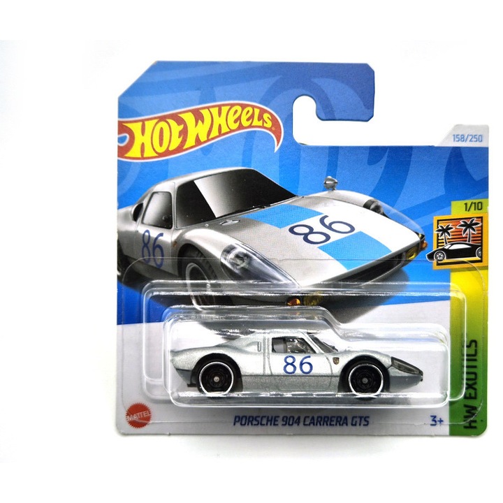 Hot Wheels Porsche 904 Carrega GTS - HW Exotics 1/10 - 158/250 - Hot Wheels - 1:64
