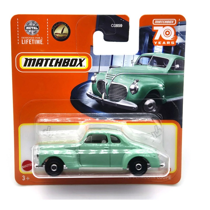 Plymouth Coupe (1941) - 2023 8/100 - bliszteres - Matchbox - 1:64