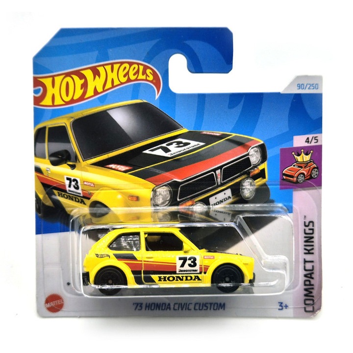 Hot Wheels Honda Civic Custom (1973) - Compact Kings 4/5 - 90/250