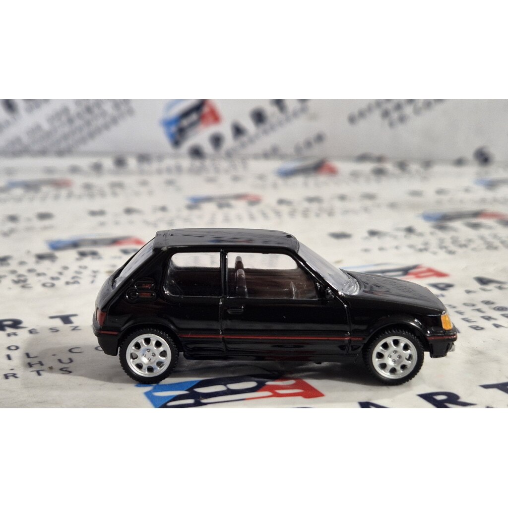 NOREV Peugeot 205 GTI 1988 – Noir – Échelle 1/54 – Miniature De Collection – Dès 3 Ans