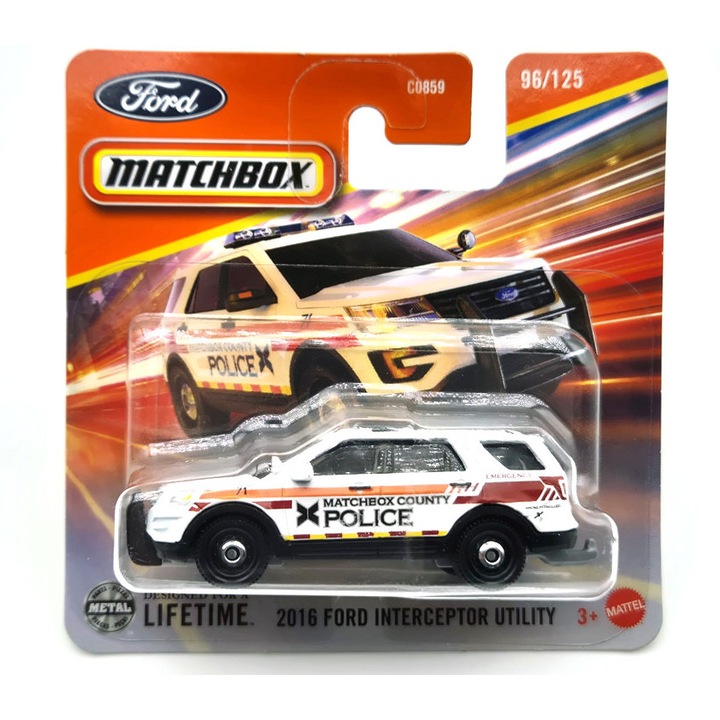 Ford Interceptor Utility (2016) - 96/125 - bliszteres - Matchbox - 1:64