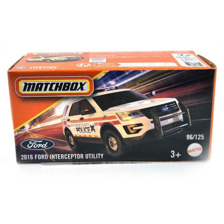 Ford Interceptor Utility (2016) - 96/125 - Matchbox - 1:64