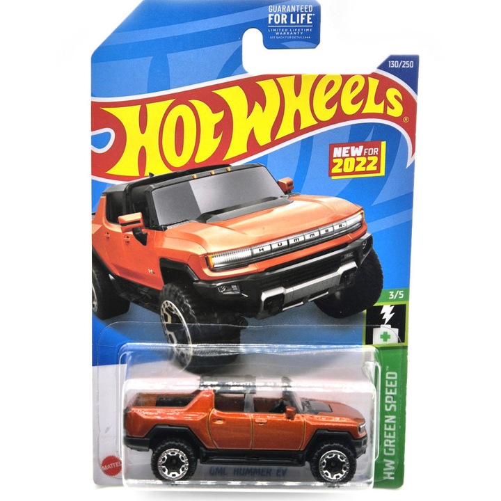 Hot Wheels GMC Hummer EV - HW Green Speed 3/5 - 130/250 - hosszú kártyás